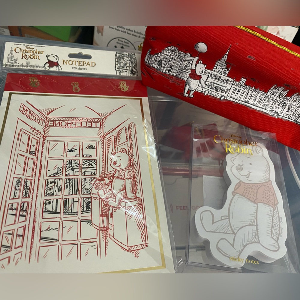 Disney Christopher Robin The Movie 3pc. Stationary Set